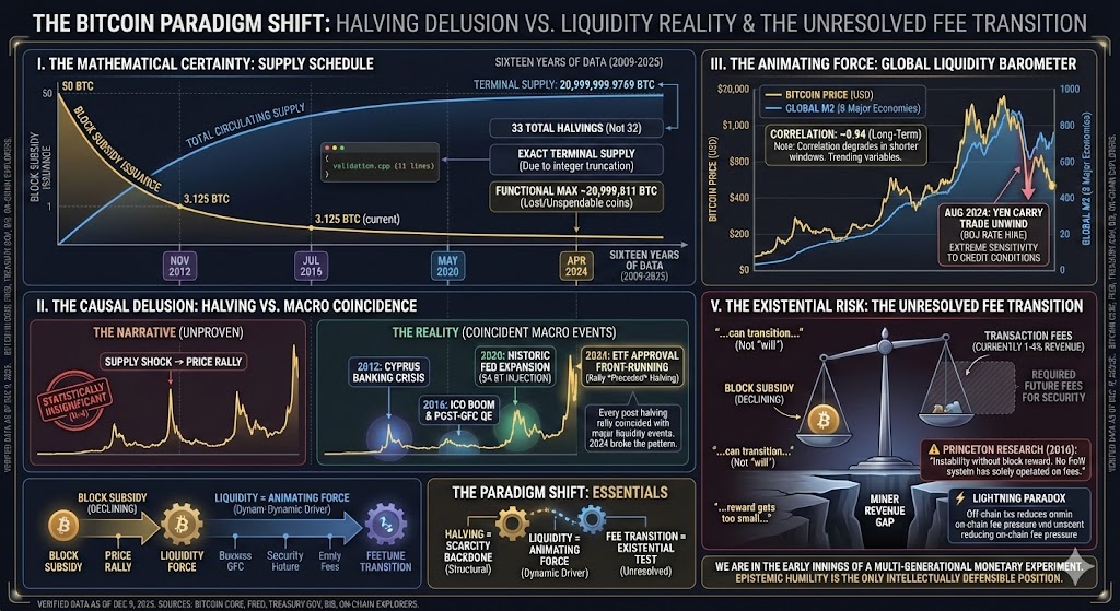 The Bitcoin Paradigm Shift, as of December 9th, 2025. Source: Shanaka Anslem Perera